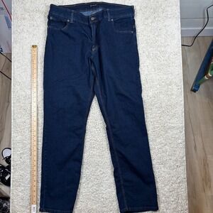 Origin Delta 68 Relaxed Fit Denim Jeans Mens 36x32 Dark Wash Made in USA Indigo